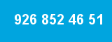 926 852 46 51 926 852 46 51